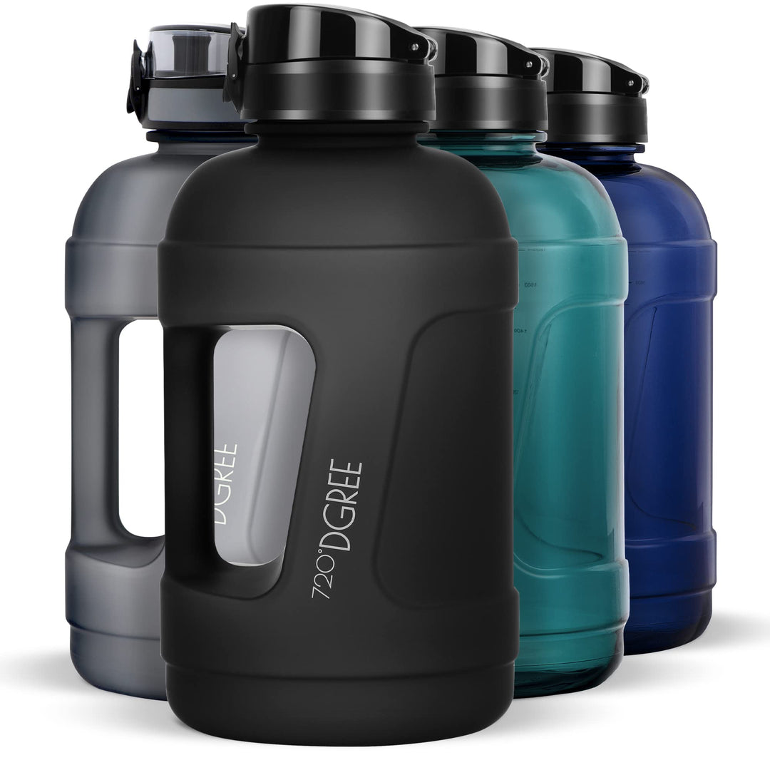 720°DGREE Fitness Trinkflasche mit Griff “uberBottle Jug“ - 2300ml - BPA-Frei, Auslaufsicher - Gross
