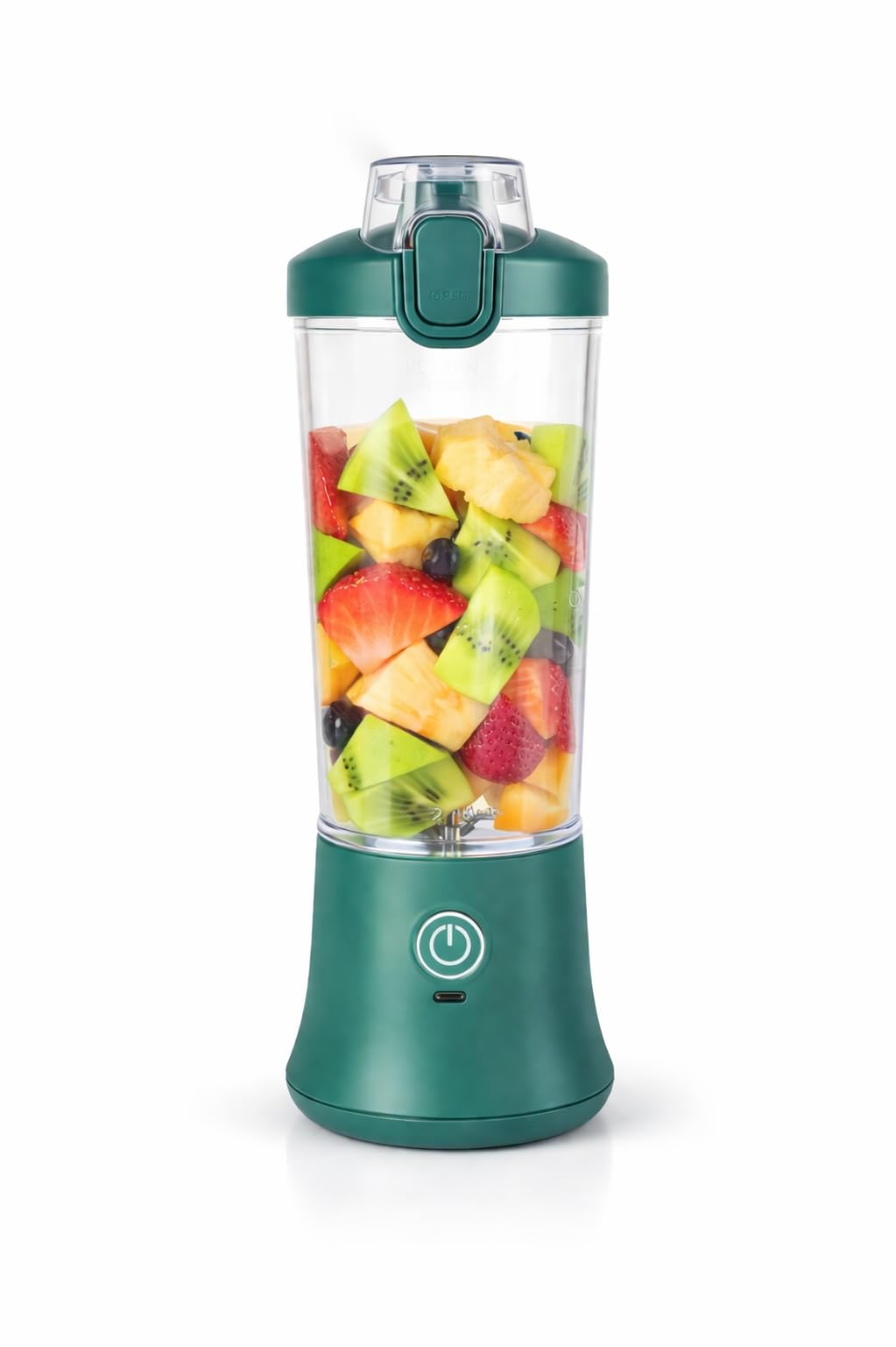 FRZA Tragbarer Mixer, wiederaufladbar, 600 ml, Akku 4000 mAh, Grün