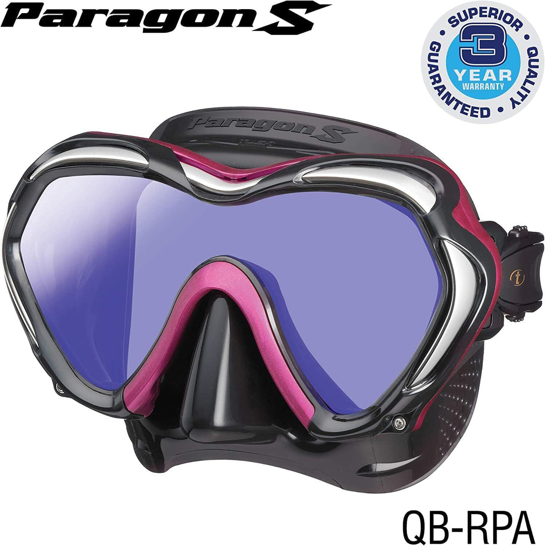 TUSA Paragon M2001SQB - Profi Tauchermaske Fishtail Blue, Fishtail Blue