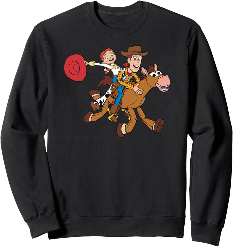 Disney and Pixar’s Toy Story Woody Jessie Bullseye Sweatshirt