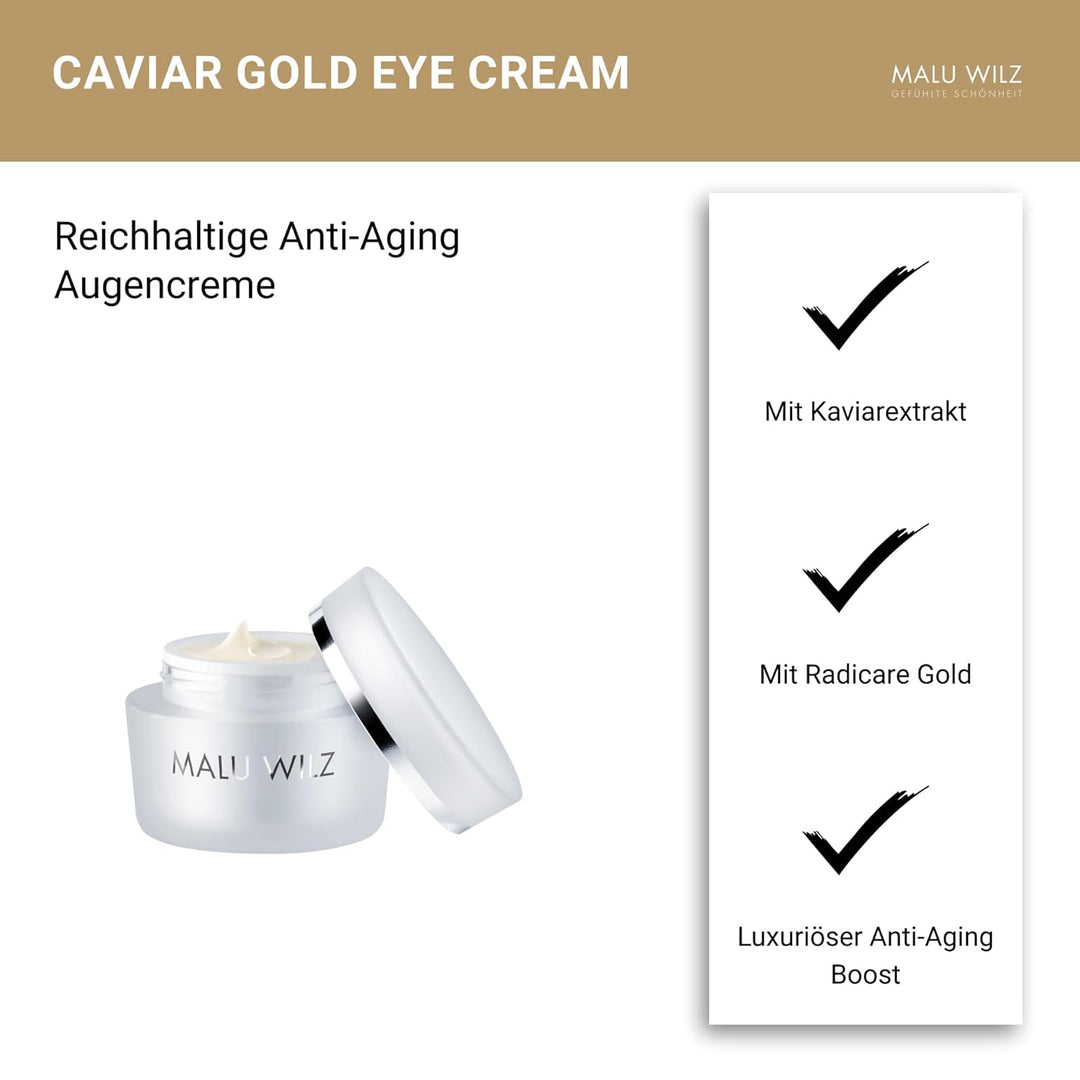 Malu Wilz Kosmetik Caviar Gold Eye Cream 15 ml