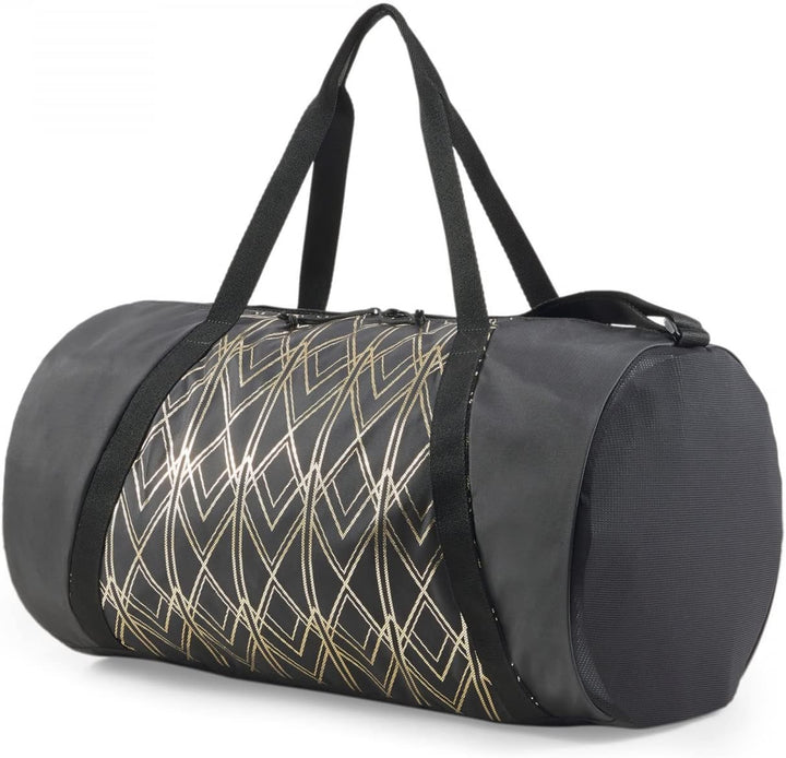 PUMA at ESS Barrel Bag Story Pack Sporttasche Einheitsgrösse Puma Black-deco Glam, Einheitsgrösse Pu