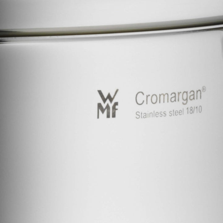 WMF Profi Bratpfanne 28 cm Induktion, Edelstahlpfanne unbeschichtet, Cromargan Edelstahl, backofenfe