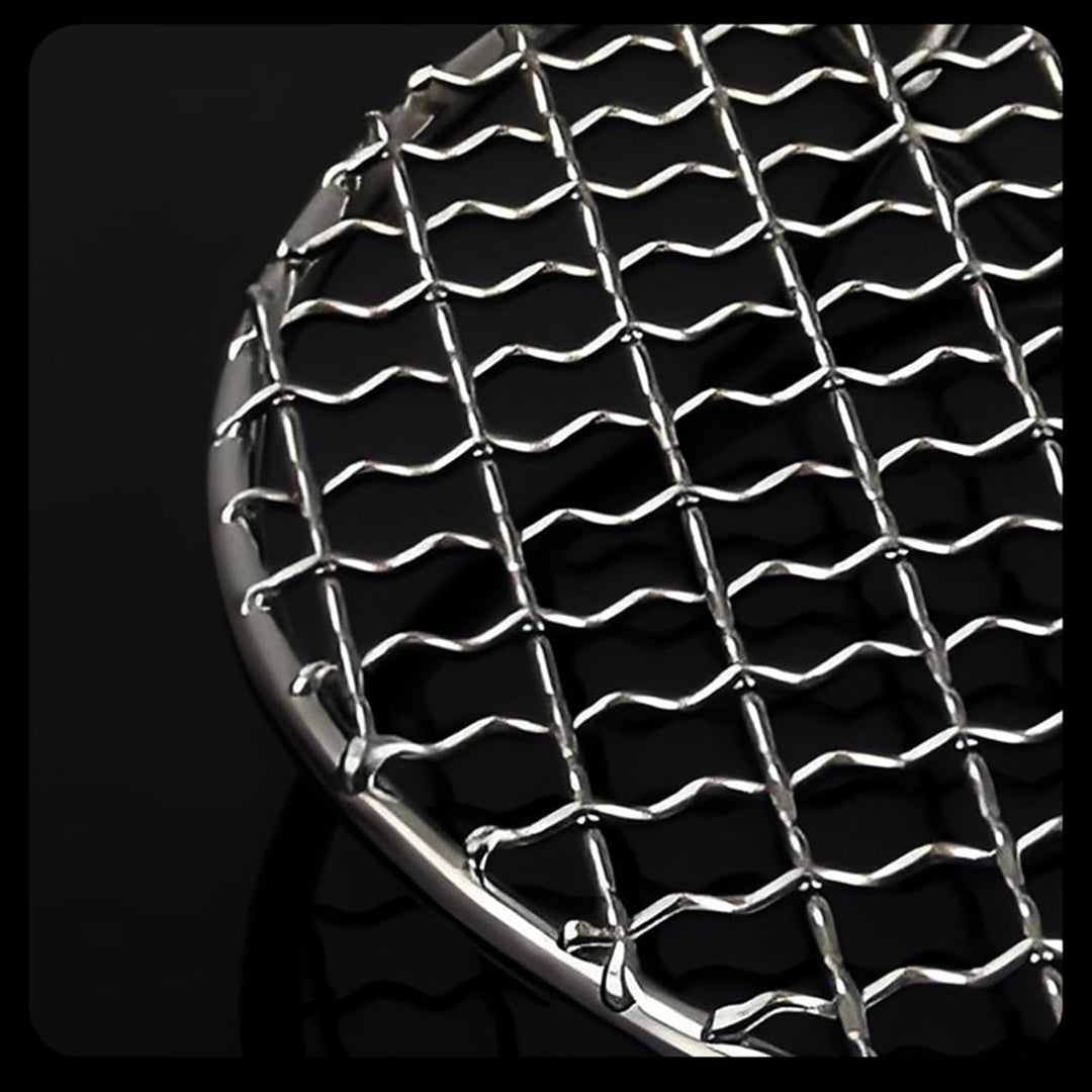 Edelstahl Grillrost Rund 30,5CM/33CM/34CM/35CM/38CM, BBQ Grillgitter Edelstahl Backblech Für Camping