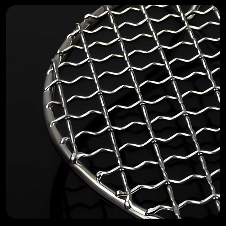 Edelstahl Grillrost Rund 30,5CM/33CM/34CM/35CM/38CM, BBQ Grillgitter Edelstahl Backblech Für Camping