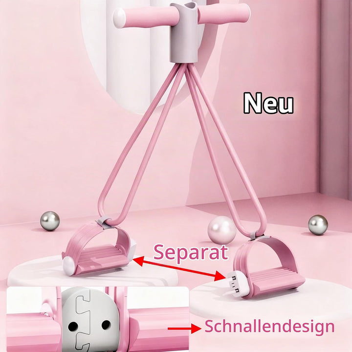 Bauchtrainer Bodybuilding Expander Bauchtrainer Multifunktionstrainer Sit-Up Trainingsgeräte Elastis
