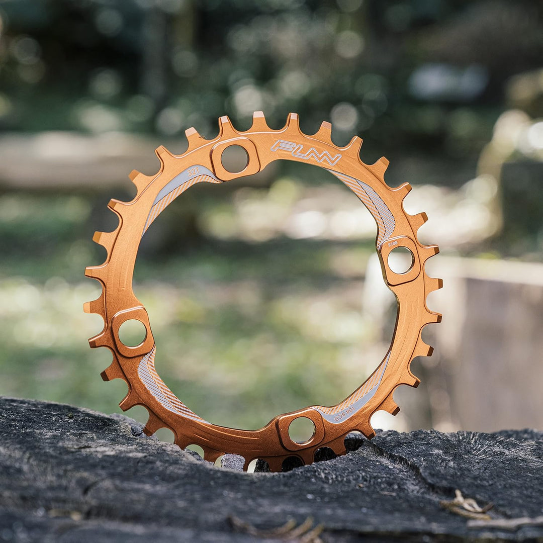 FUNN Solo Narrow Wide Kettenblatt für 9 10 11 12 Gang Kette, passend für Kurbelgarnitur mit 104mm BC