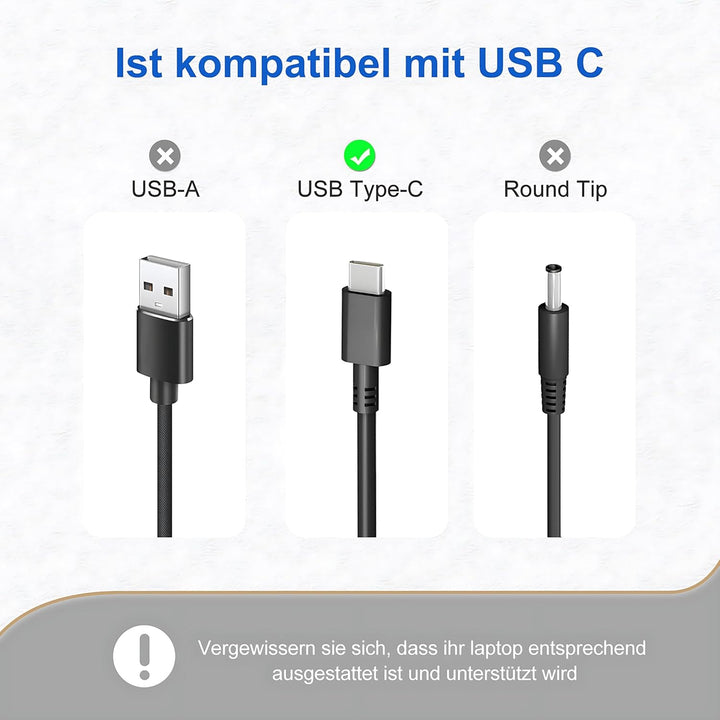 65W USB C Netzteil für Lenovo Ladekabel Laptop Ladegerät für LenovoThinkpad/IdeaPad/Touch/Yoga/Chrom