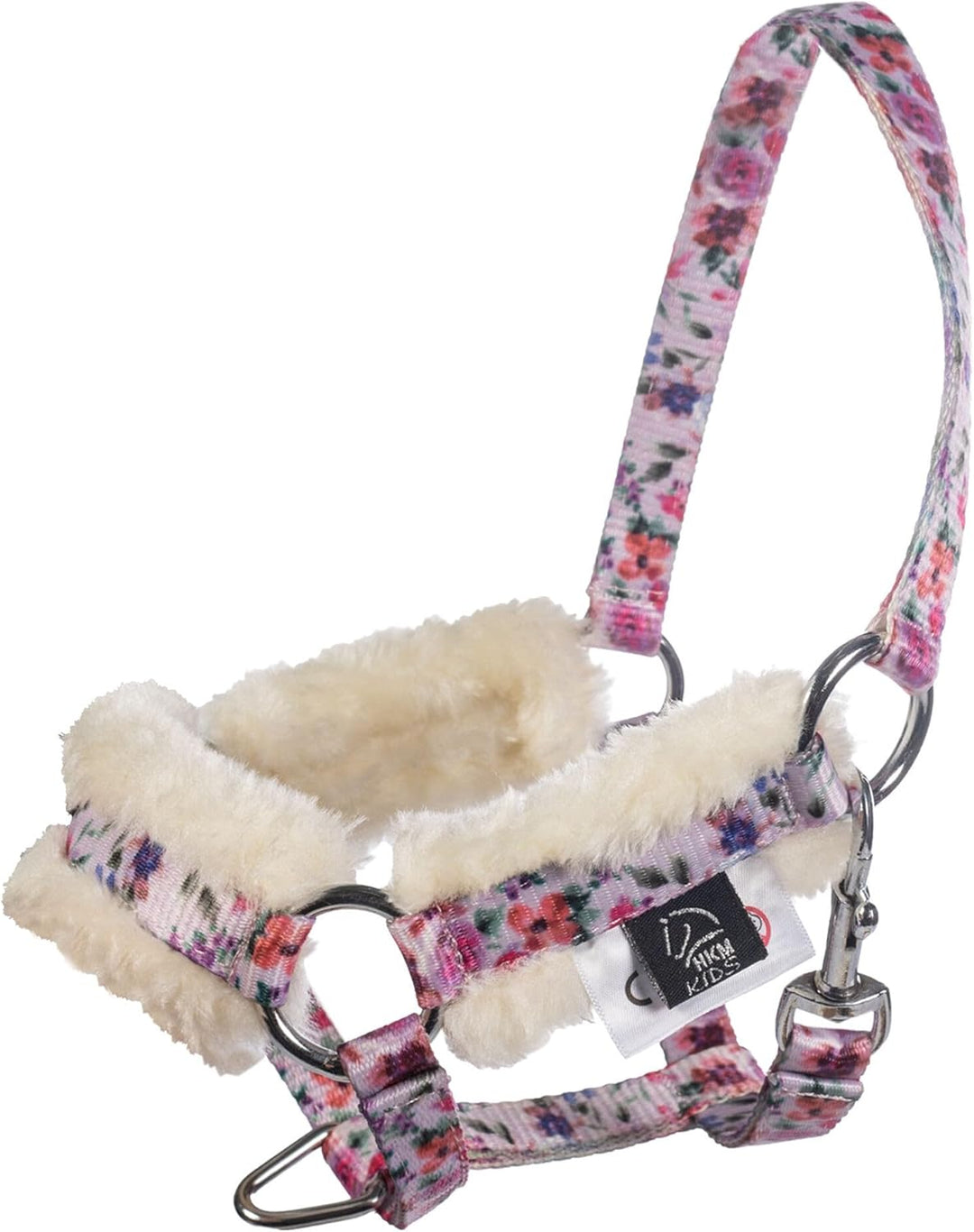 HKM Kinder Hobby Horsing Print Halfter und Strick, Flower, One Size
