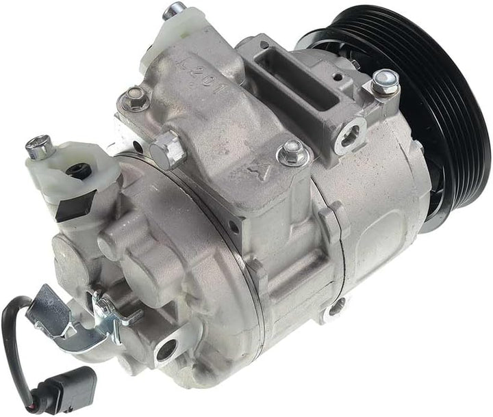 Frankberg Kompressor Klimaanlage Kompatibel mit Polo 6C1 6R1 1.4L 2009-2014 Polo 9N 1.2L-1.8L 2001-2