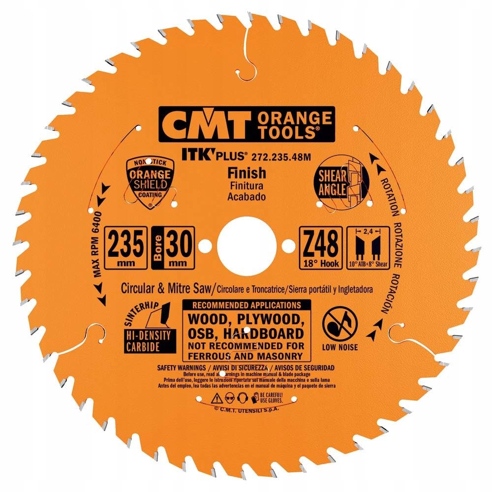 CMT 272.235.48 M Kreissägeblatt ITK Plus hw 235x2.4x30(+25) z=48 atb + shear