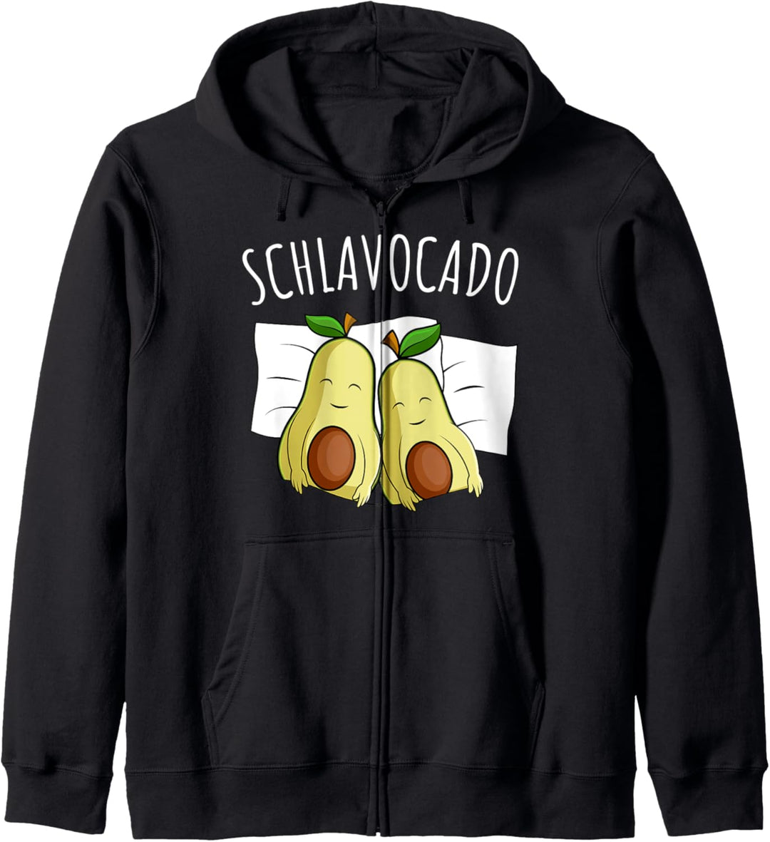 Avocado Schlafshirt Schlavocado Schlafanzug Schlafen Kapuzenjacke