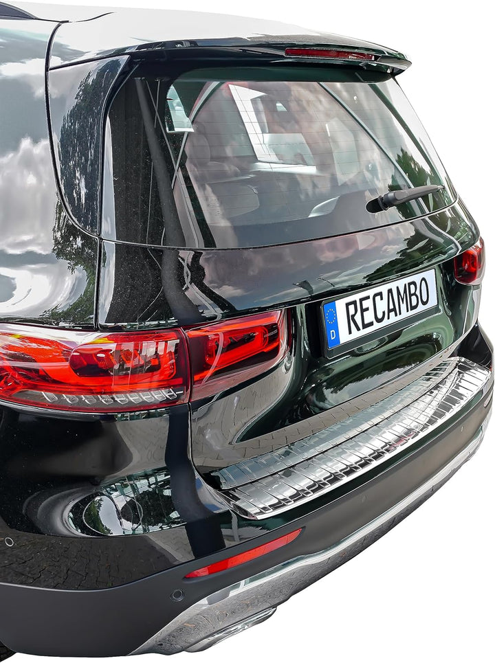 Ladekantenschutz Edelstahl CHROM kompatibel für Mercedes GLB | Typ X247 | BJ ab 2019> | premium Qual