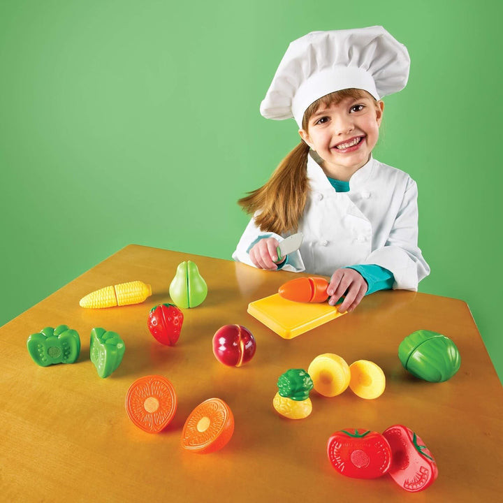Learning Resources Schneidbares Spielobst und Spielgemüse