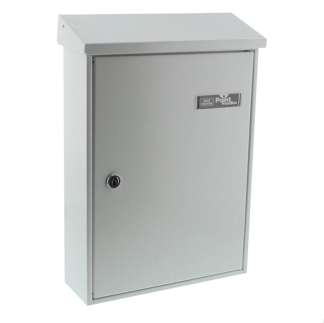 Burg-Wächter Briefkasten, Namensschild, A4 Einwurf-Format, Verzinkter Stahl, Strukturlackiert, Lette