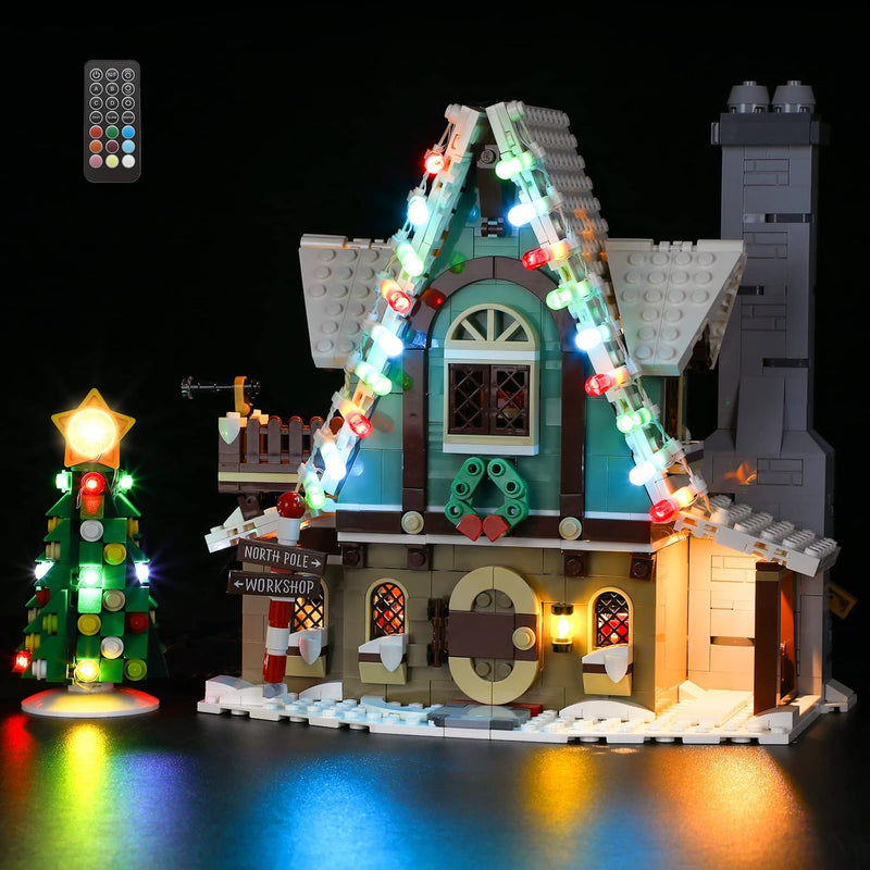 GEAMENT LED Licht-Set (Fernbedienung) Kompatibel mit Lego Elf Clubhouse - Beleuchtungsset für Creato