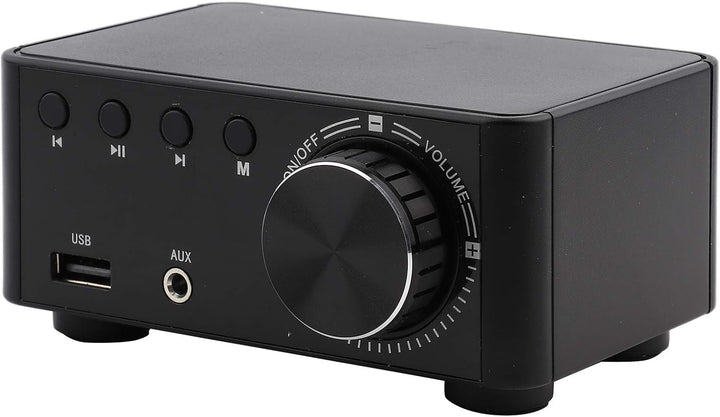 Fafeicy Bluetooth 5.0 Audio-Verstärker 50W x 2 Stereo Digital Verstärker Schwarz mit Speicherkarten-