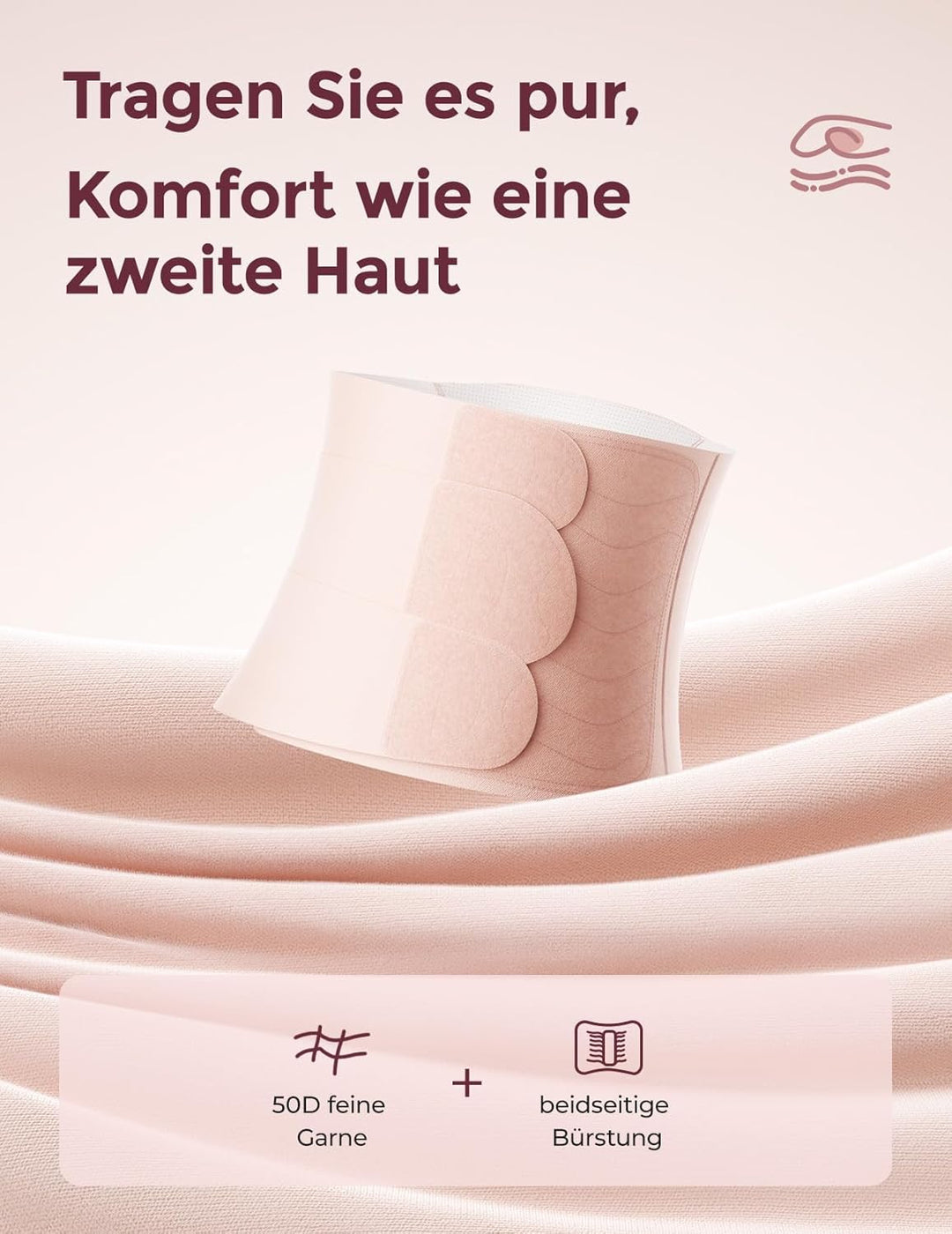 momcozy Ergowrap Bauchgurt nach Geburt, 3D-Kompression &amp; Rückenstütze für Kaiserschnitt-Rückbildung,