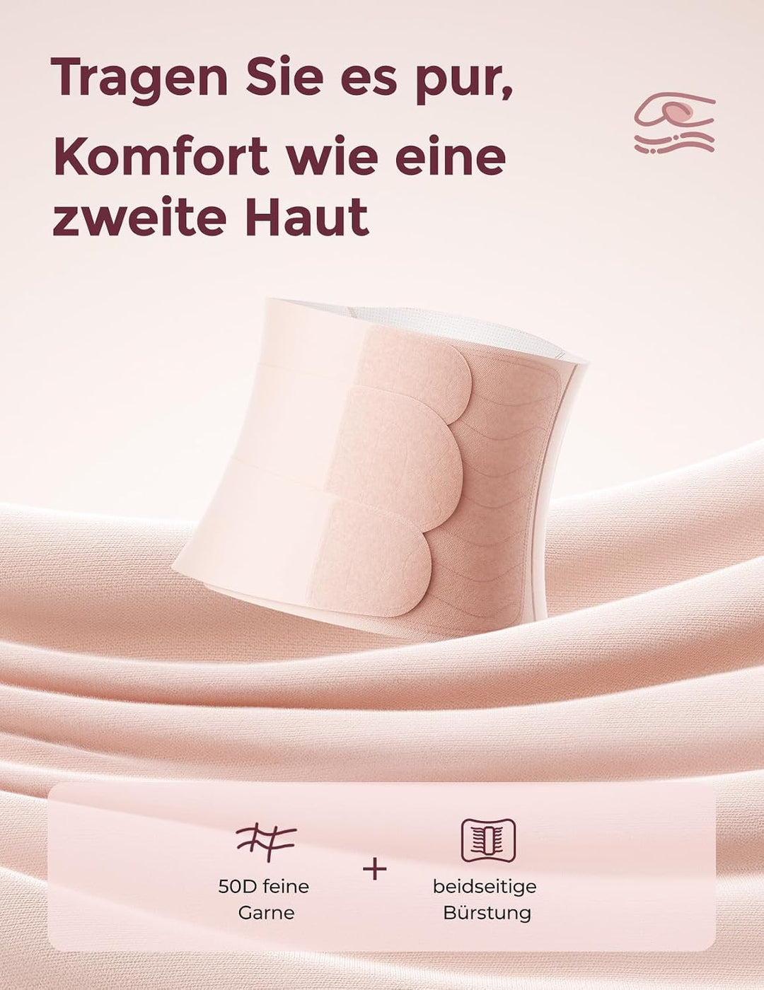 momcozy Ergowrap Bauchgurt nach Geburt, 3D-Kompression &amp; Rückenstütze für Kaiserschnitt-Rückbildung,