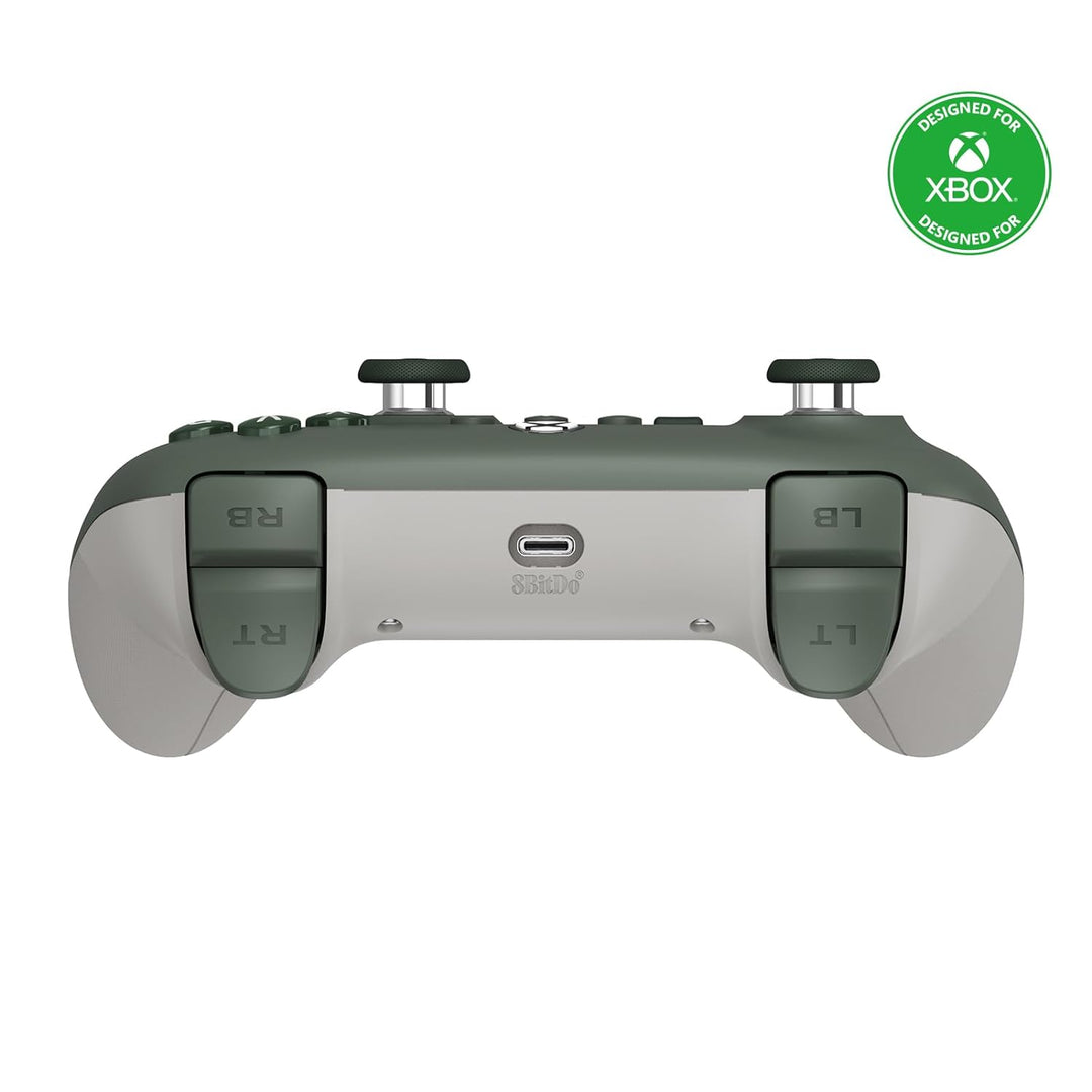 8Bitdo Ultimate C Wired Controller for Xbox, RGB Lighting Fire Ring and Hall Effect Joysticks, Compa