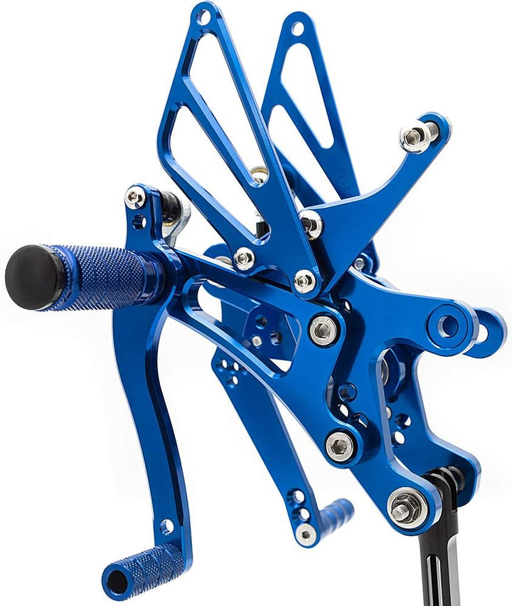 Motorrad Rearsets CNC verstellbare hintere Fussrasten Fussstütze hinten Set für YZF R6 YZF600R 1999-