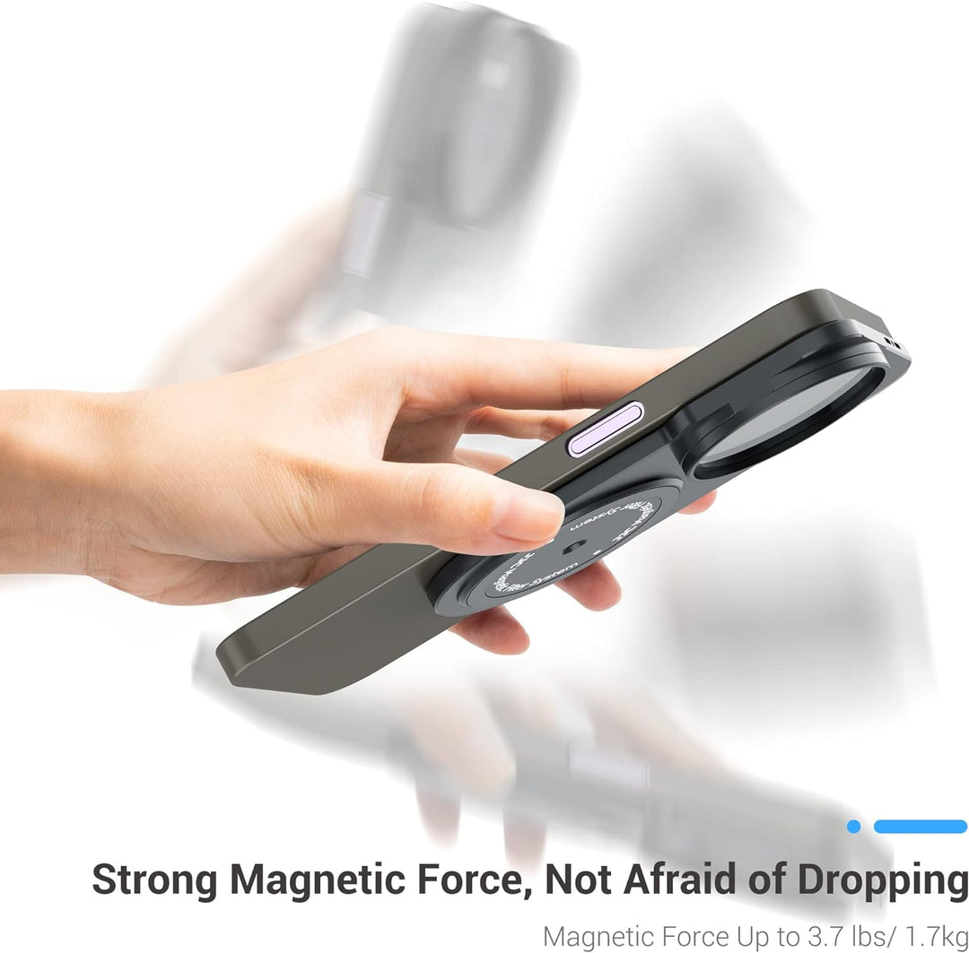 JJC Handy Filterhalterung für iPhone 14 Pro Max Halterung 49mm Filter, magnetischer Filteradapter 1/