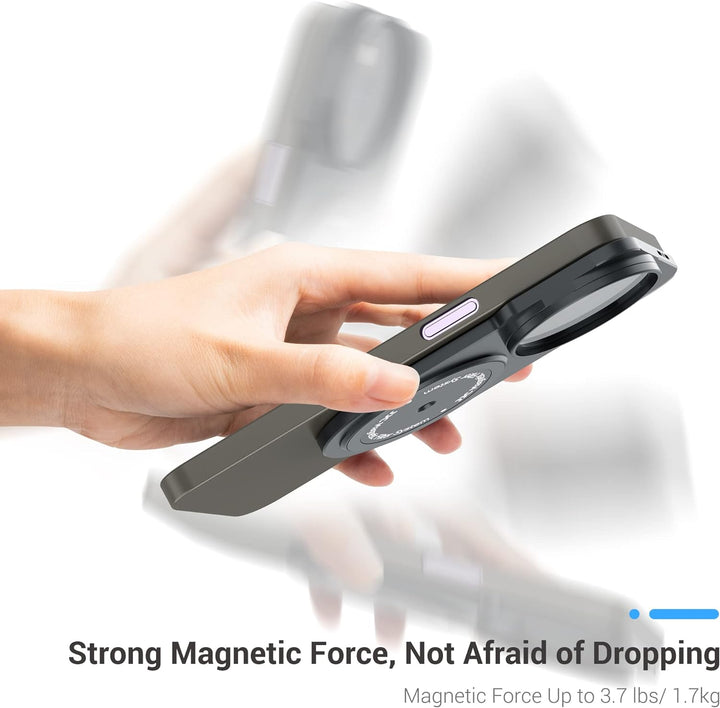 JJC Handy Filterhalterung für iPhone 14 Pro Max Halterung 49mm Filter, magnetischer Filteradapter 1/