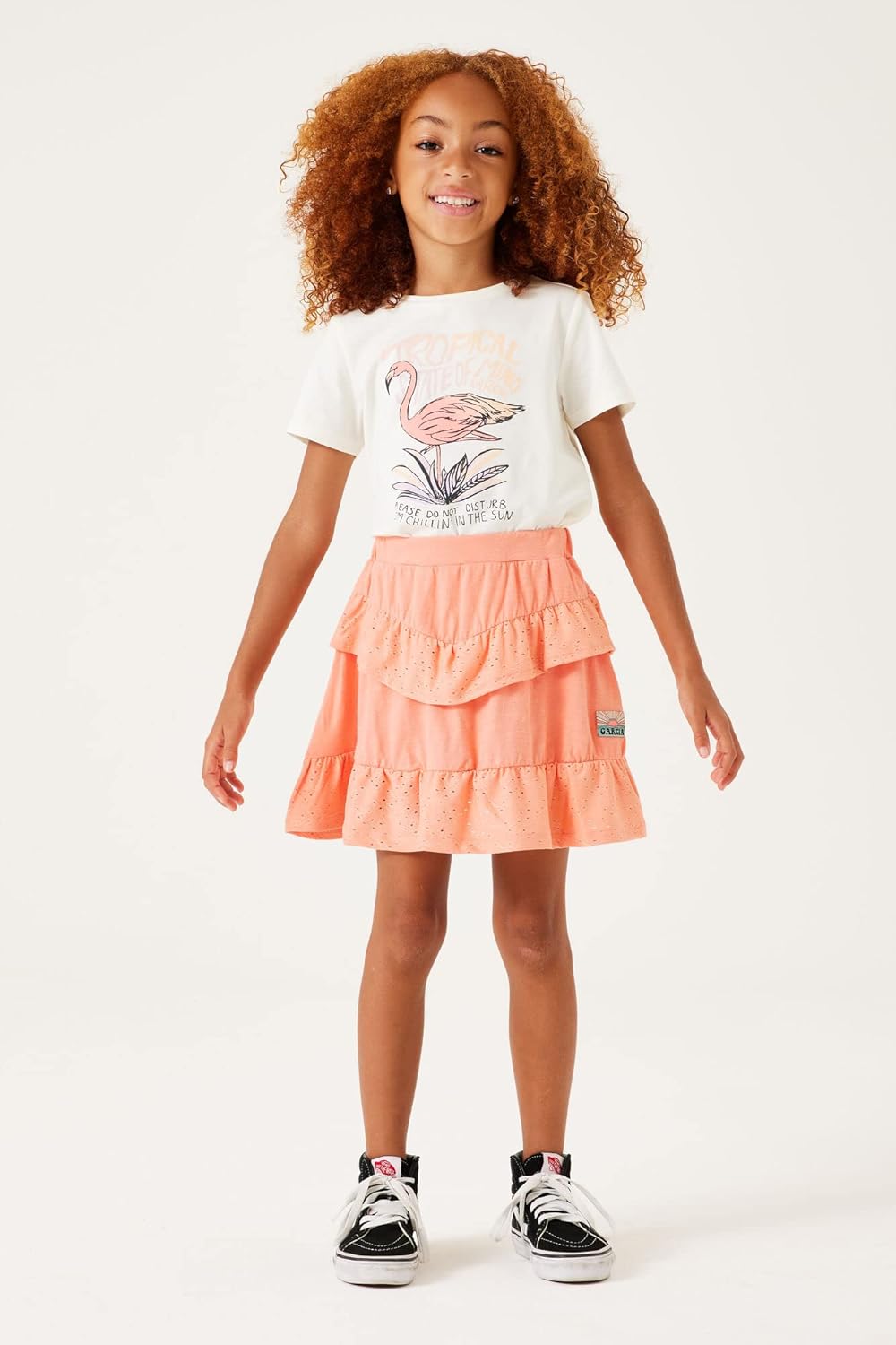 GARCIA Mädchen Skirt Rock 92 Coral Shimmer, 92 Coral Shimmer