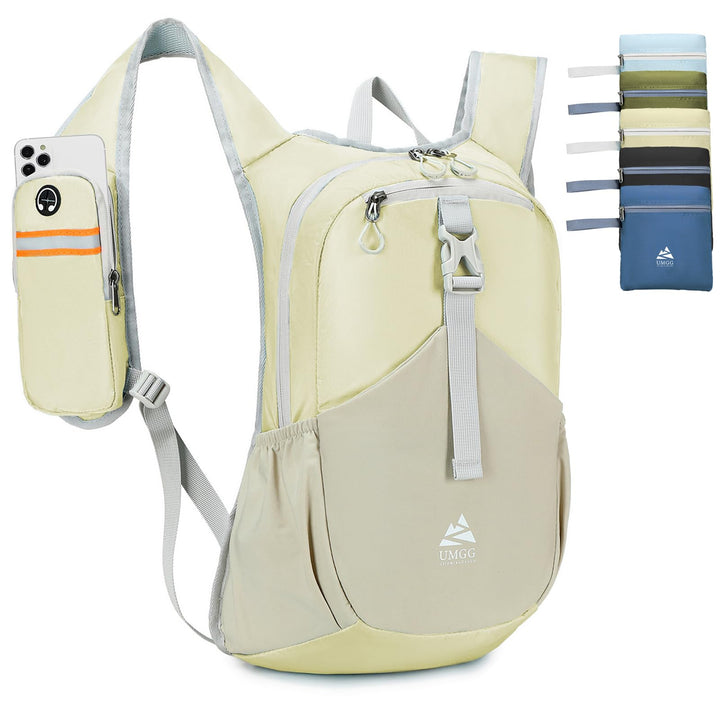 15L Wanderrucksack Kleiner Damen Herren Leichter Faltbarer Daypack Tagesrucksack Trekkingrucksack fü
