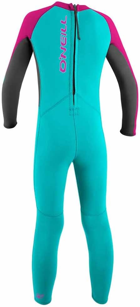 O'Neill Herren Toddler Reactor Ii 2mm Back Zip Full Wetsuit Neoprenanzug 3Y Aqua / Berry, 3Y Aqua /