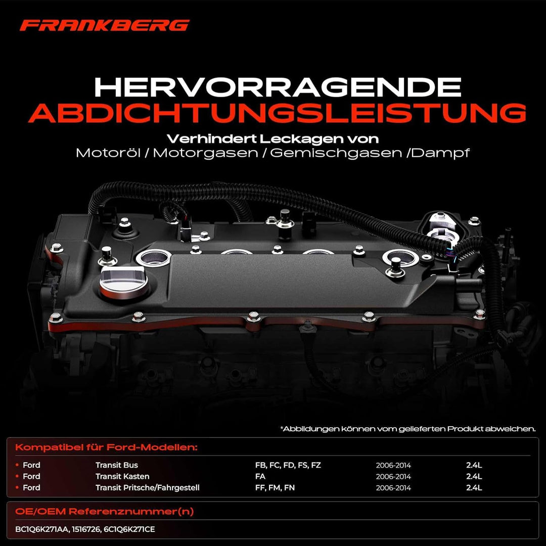 APM Autoteile Ventildeckel Zylinderkopfhaube für Transit Bus Kasten Pritsche/Fahrgestell 2006-2014 1