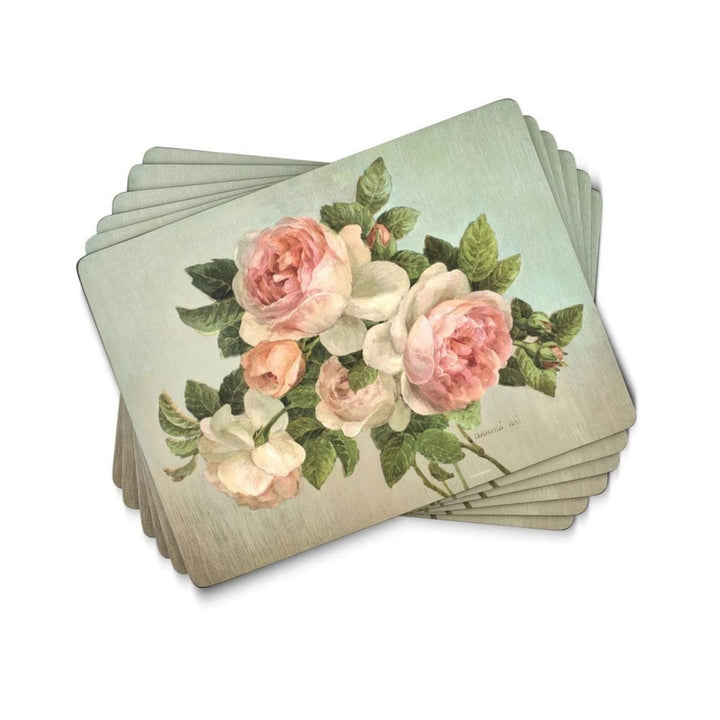 Pimernel 6 Medium Placemats-Antique Roses- Antique Roses-6 Medium Placemats-30,5 x 23,0