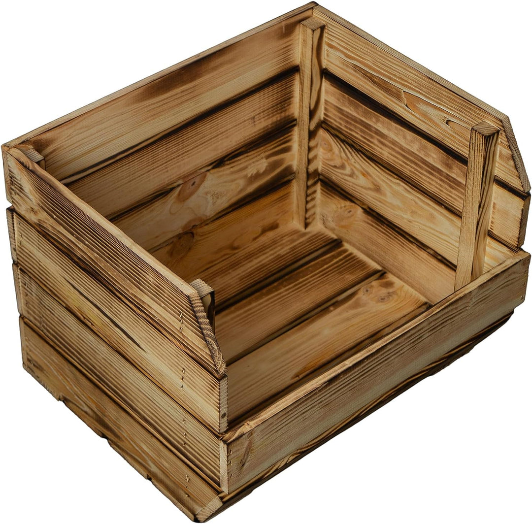 Kistenkolli Altes Land Kartoffelsteige 40x33x30 cm Gemüsekiste Obsthorde Gemüsekorb Kartoffelkiste z
