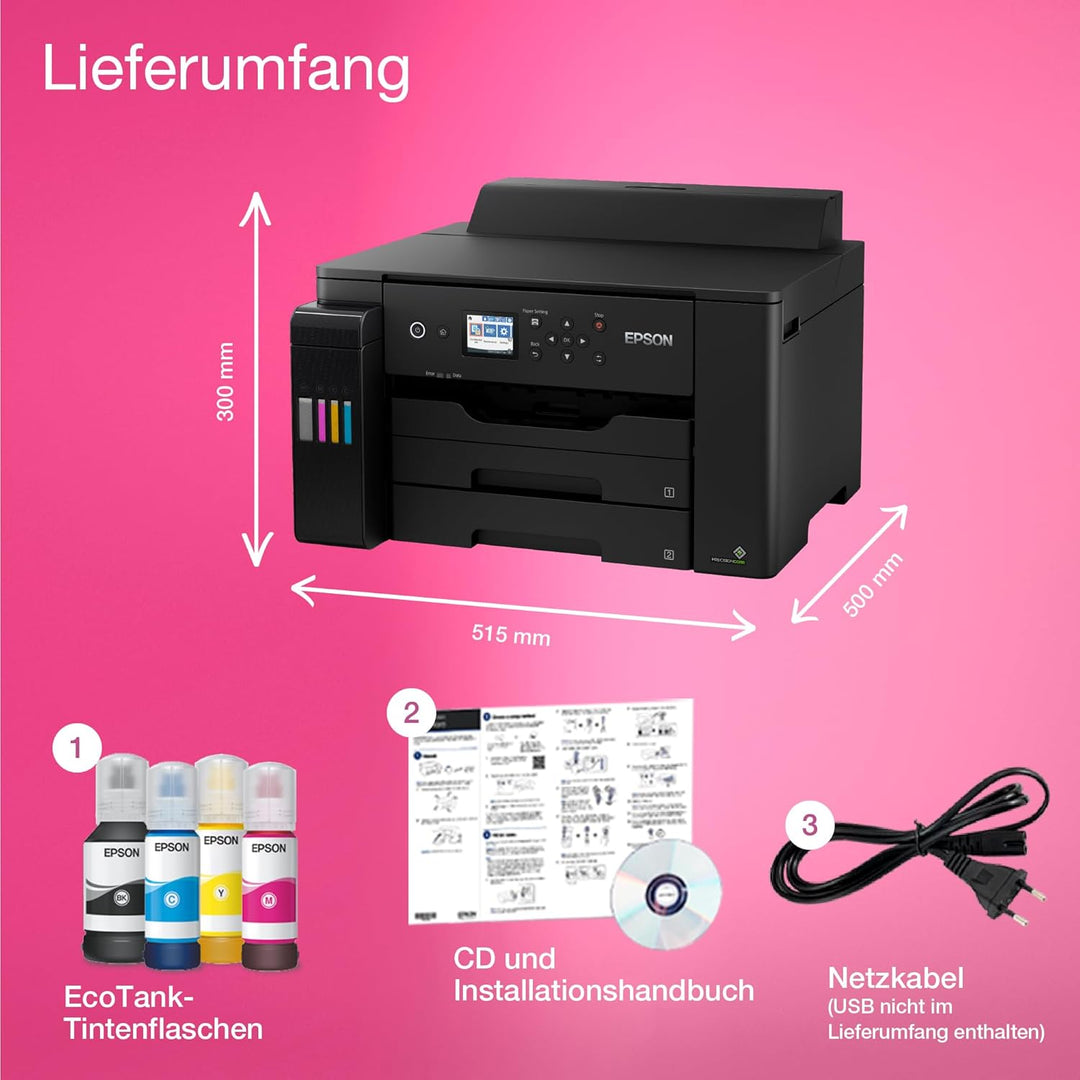 Epson EcoTank ET-16150 DIN-A3+-WLAN-Tintentankdrucker, ET-16150
