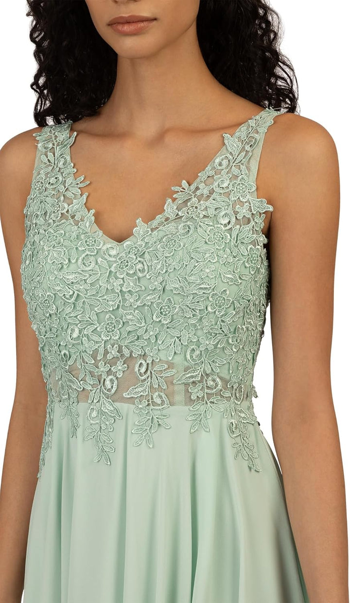ApartFashion Damen Cocktailkleid Formales Abendkleid 38 Mint, 38 Mint