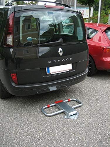 Mannus Parkplatz Sperrbügel TUB 2020, Parkplatzabsperrung, Stahl feuerverzinkt – B:78cm, H:47,5cm, M