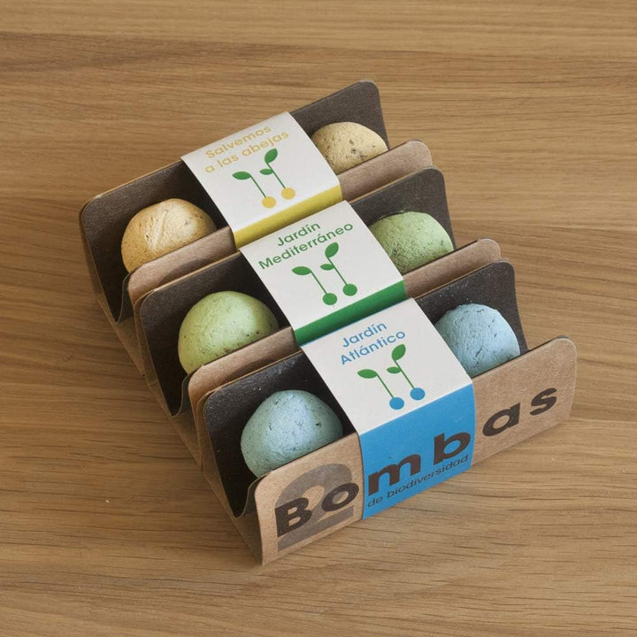 Pumpen der biologischen Vielfalt | 6er Pack | Atlantischer Garten, Mittelmeergarten und Bienen rette