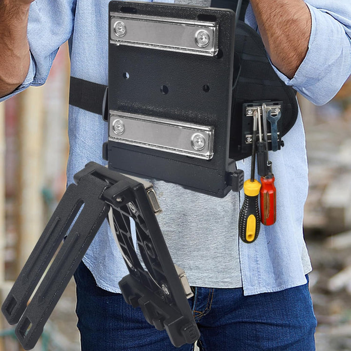 HYS Starke magnetische Werkzeughalterung | Clip-On Gürtel/MOLLE System Magnet Holster für Hammer, Sc
