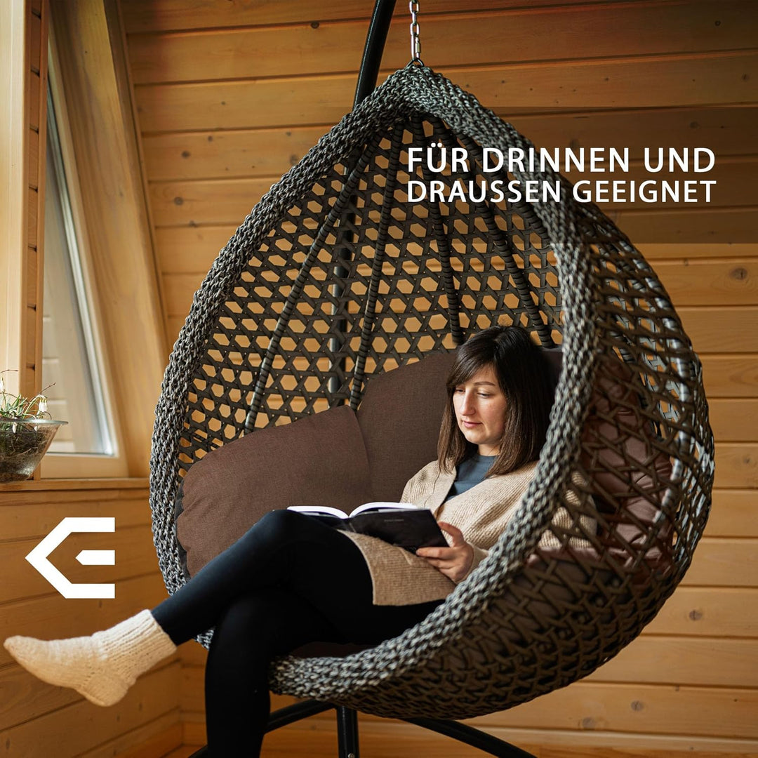 EDANTI Gartenkissen Polster Kissen für Hängesessel Storchennest Hängekorb Schaukel Wasserdicht Dekor