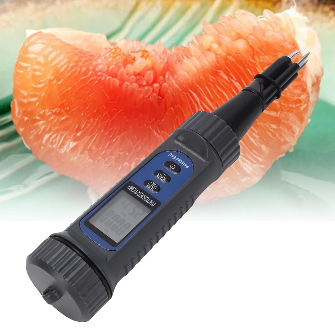 Cryfokt 4-in-1 Hochpräzises PH-Messgerät für Lebensmittel, Käse, Fleisch, PH-Tester, Ideal für Ferme