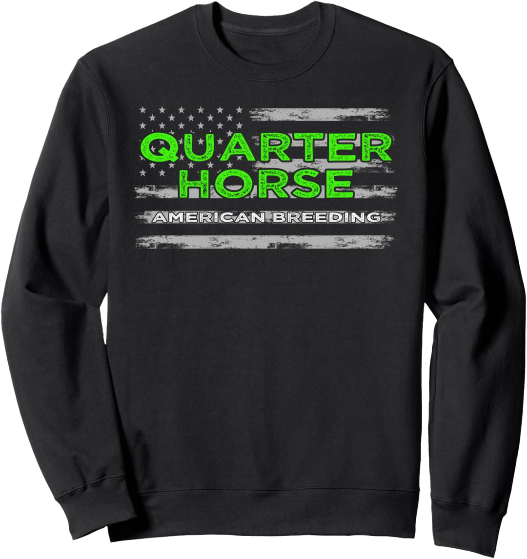 Quarter Horse Westernreiter & Westernpferd Sweatshirt