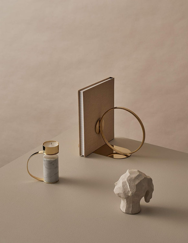 Cooee Design Book Ring 15cm Brass Bücherstand, Edelstahl, Messing, 15 cm