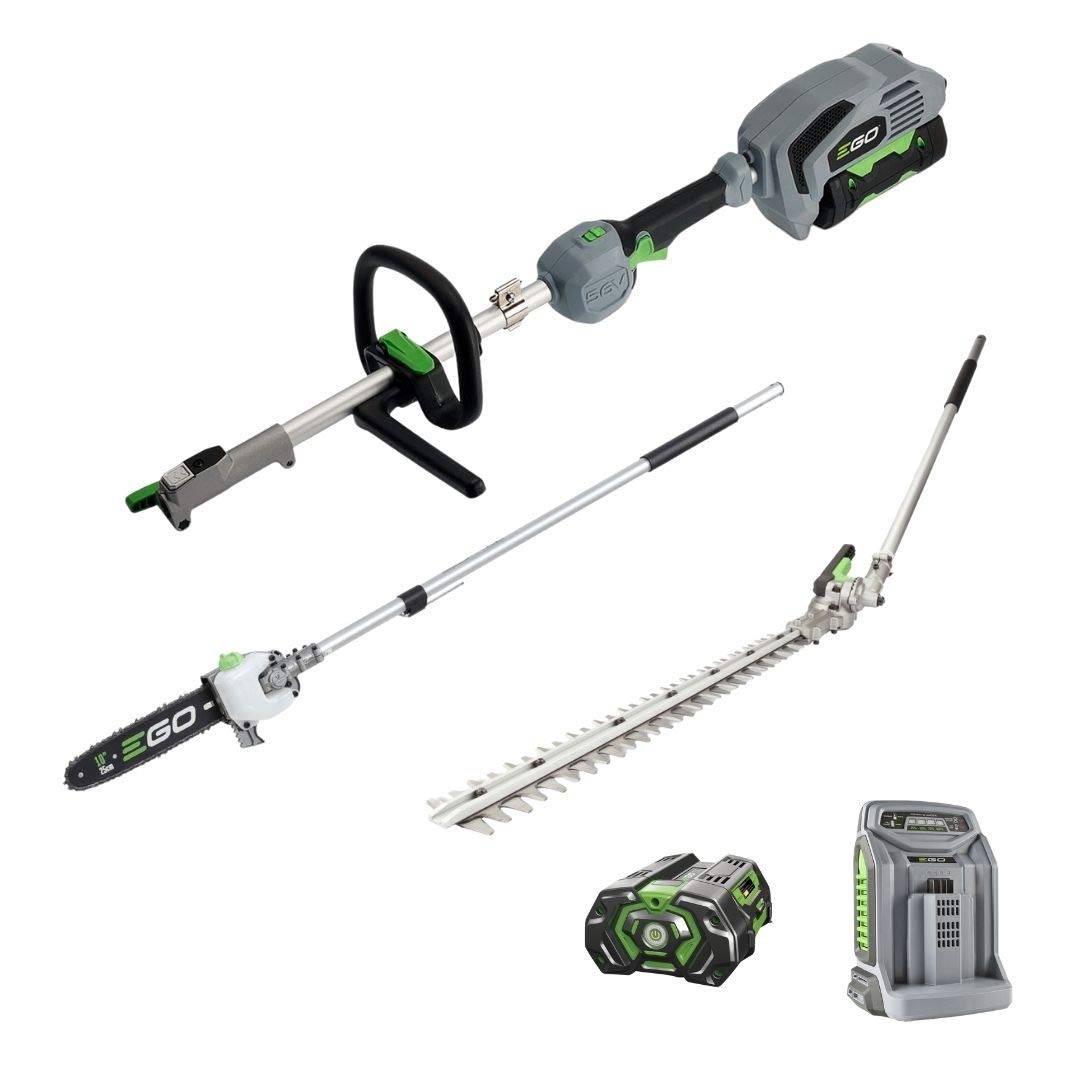EGO Power+ Multifunktionswerkzeug-Set MHCC1002E + Kits (Grau, Schwarz) - Gartenwerkzeug-Set - Batter