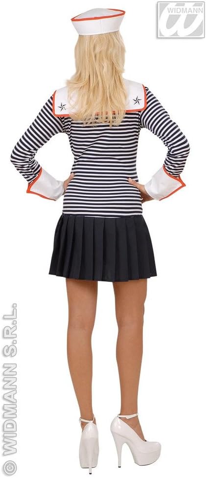 W WIDMANN MILANO Party Fashion - Kostüm Matrosin, Kleid mit Kragen, Marine Uniform, M