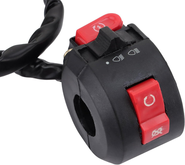 GOOFIT 50cc 125cc Volle Elektrik Kabelbaum Spule Gleichrichter CDI Ersatz für ATV Solenoid Zündkerze