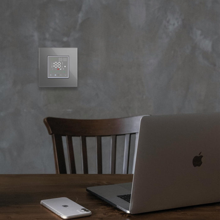 Luxus-Time Raumthermostat WiFi Heizungsthermostat Rahmen EXT. Sensor Thermostat Fussbodenheizung pro