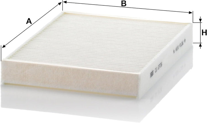 MANN-FILTER CU 2736-2 Innenraumfilter – Kabinenluftfilter Satz (2er Set) – Für PKW, CU 2736-2