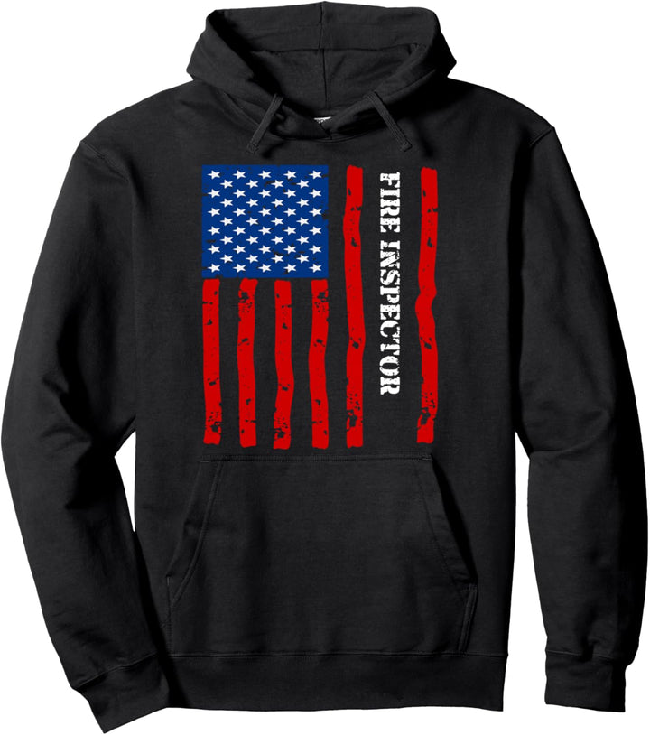Cooles Feuerwehr-Zubehör Things Stuff USA-Flagge Pullover Hoodie