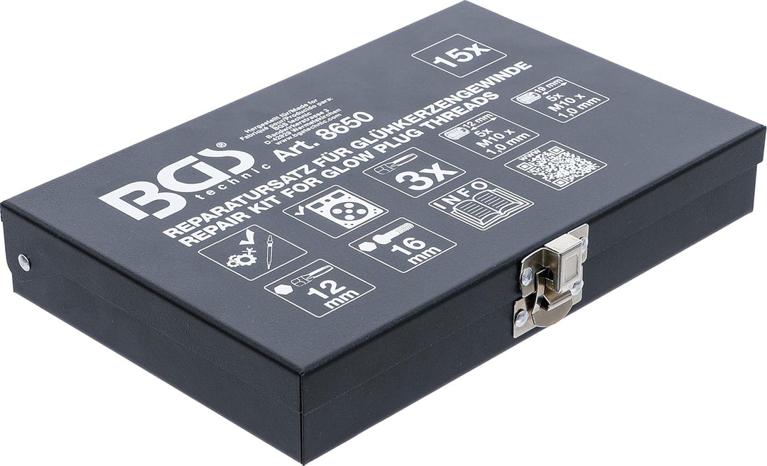 BGS 8650 | Reparatursatz für Glühkerzengewinde | M10 x 1,0 mm