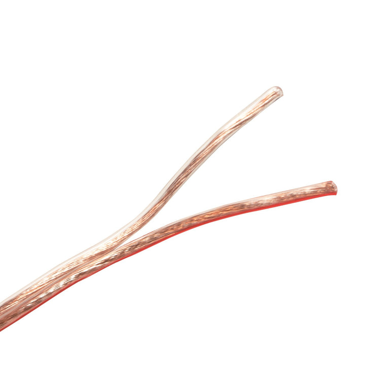 LogiLink CA1086 Lautsprecher Boxenkabel für Ihre HiFi Anlage, "2x 2,50 mm" Querschnitt, 100m klar 10
